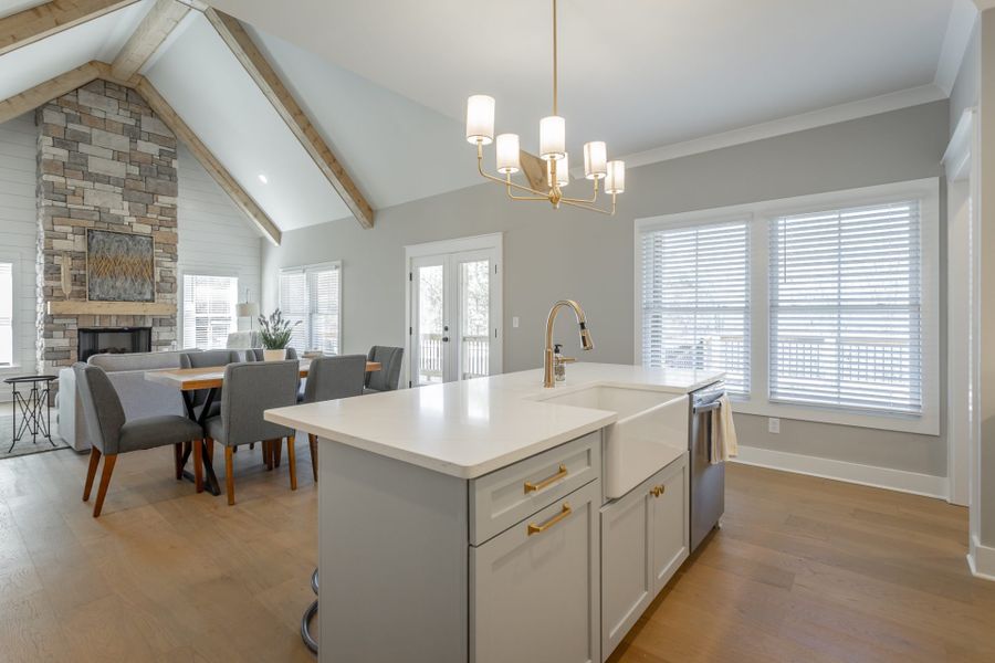 Furnished interior in a model home at Pine Ridge in Soddy-Daisy (Image 20).