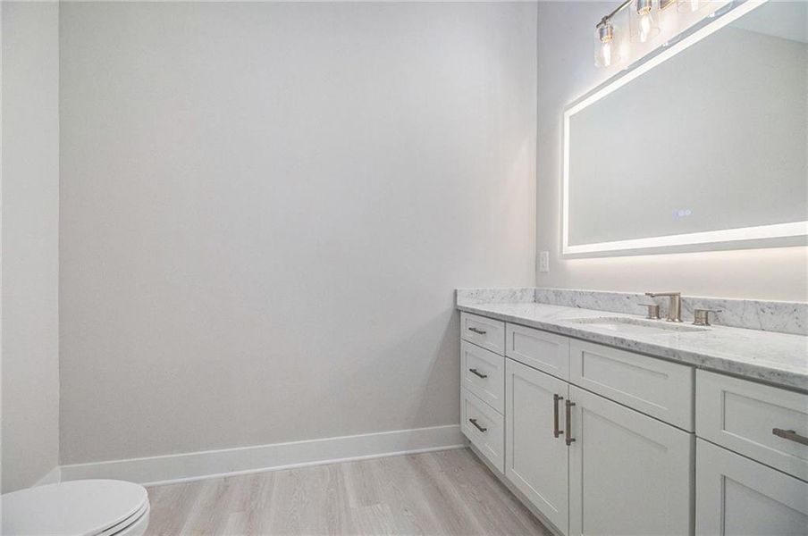 Furnished interior view inside a new home in , Alpharetta (Image 21).