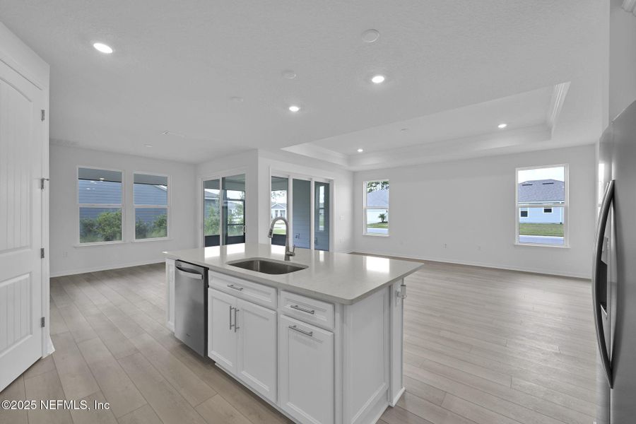 Furnished interior view inside a new home in Del Webb Nocatee, Ponte Vedra (Image 9).