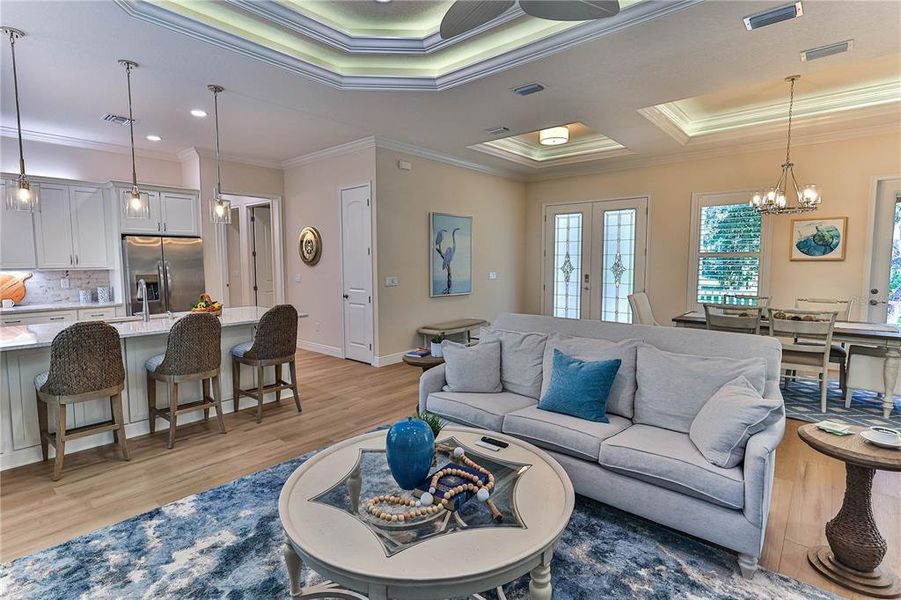 Furnished interior view inside a new home in , Crystal River (Image 3). Furnished interior view inside a new home in , Crystal River (Image 3).