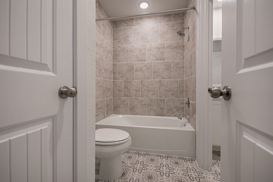 Furnished interior view inside a new home in Stillwater Ranch, San Antonio (Image 27).