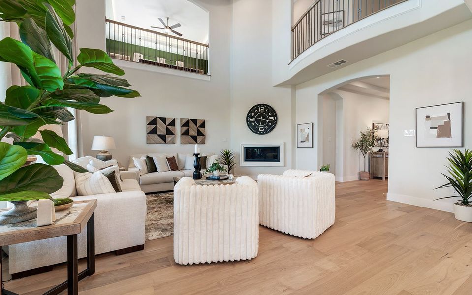 Furnished interior view inside a new home in Marvida, Cypress (Image 7).