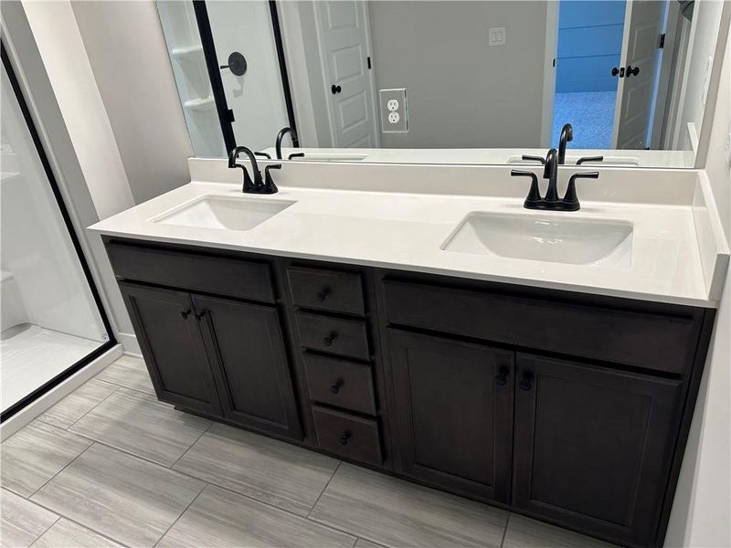 Close-up of interior finishes inside a home in Millstone at Mundy Mill, Gainesville (Image 13).