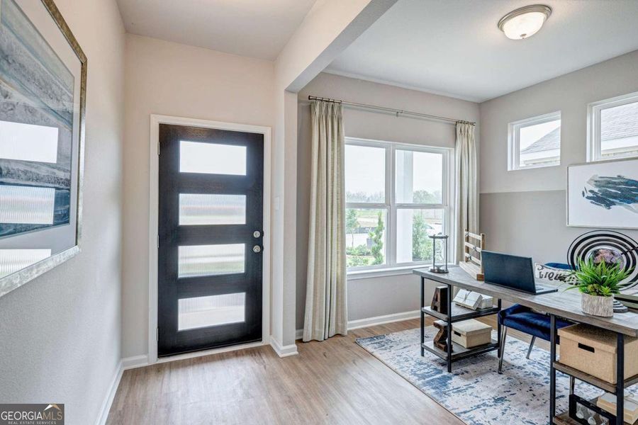 Furnished interior view inside a new home in Cobblestone Crossing Commons, Byron (Image 3).