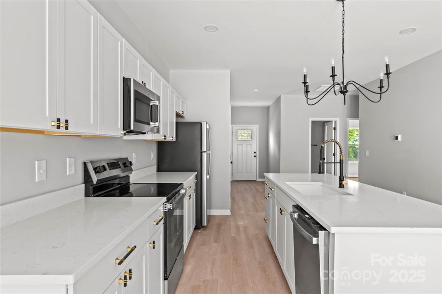 Furnished interior view inside a new home in , Winston-Salem (Image 3).