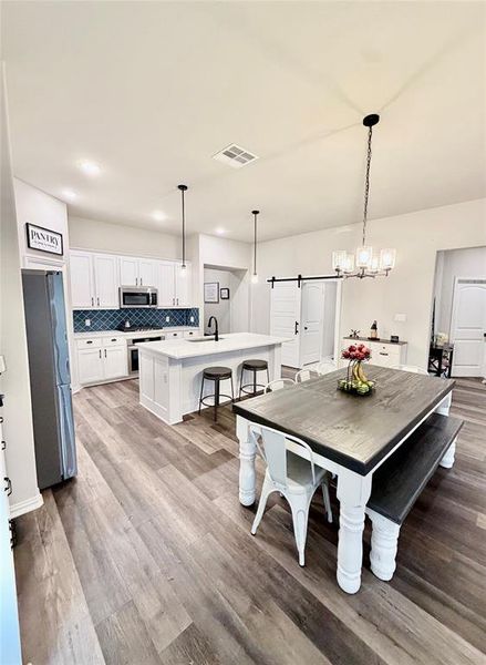 Furnished interior view inside a new home in , Haslet (Image 8).