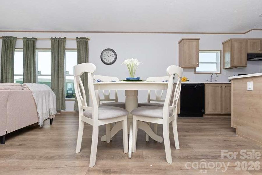 Furnished interior view inside a new home in , Newton (Image 4).