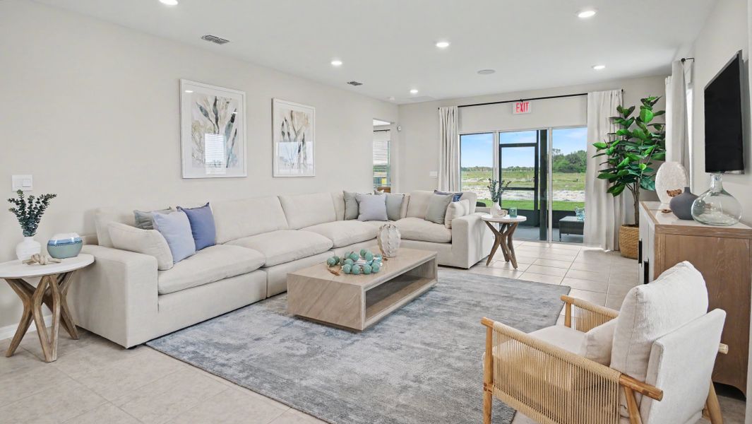 Representative furnished interior of a home built from the Carrington by Maronda Homes in Malabar Springs, Palm Bay (Image 6).