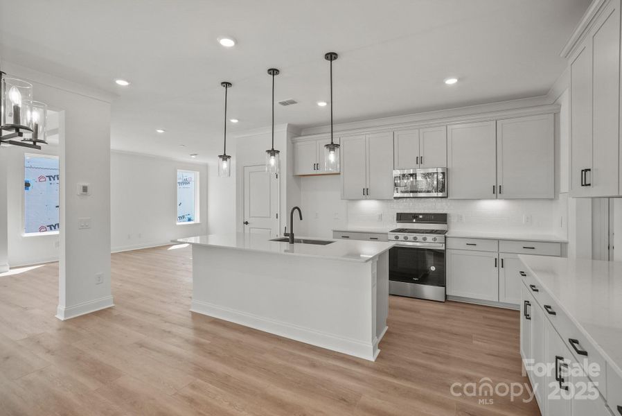 Furnished interior view inside a new home in Cannon Run, Concord (Image 4). Furnished interior view inside a new home in Cannon Run, Concord (Image 4).