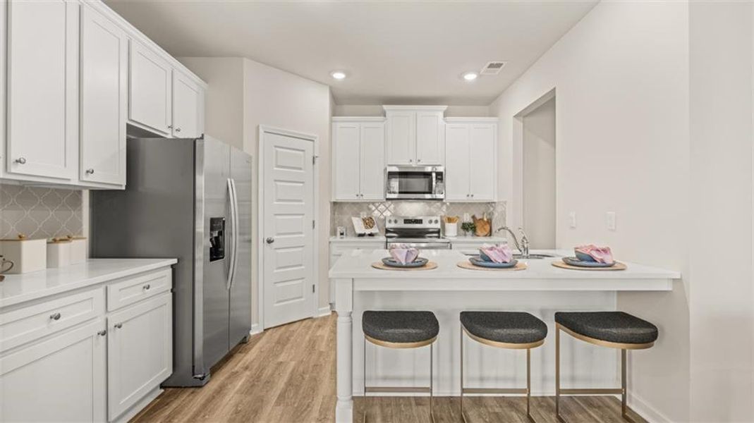 Furnished interior view inside a new home in Brookland Commons, Monroe (Image 7).