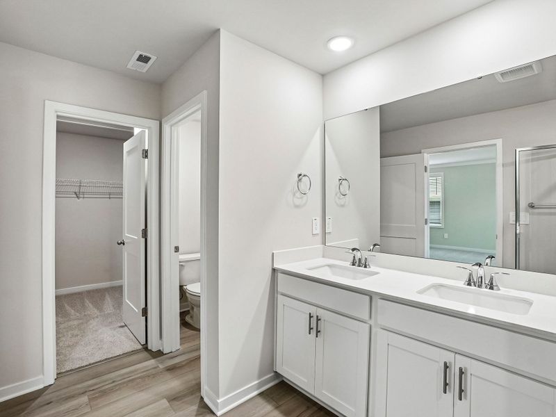 Furnished interior view inside a new home in The Heritage at Buffaloe Reserve, Raleigh (Image 7). Furnished interior view inside a new home in The Heritage at Buffaloe Reserve, Raleigh (Image 7).