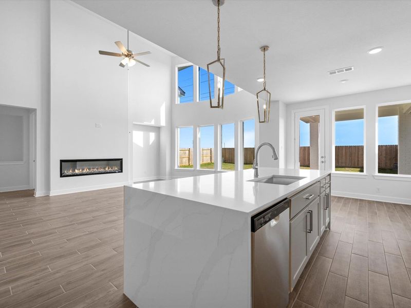 Furnished interior view inside a new home in Nolina - 60', Georgetown (Image 9).