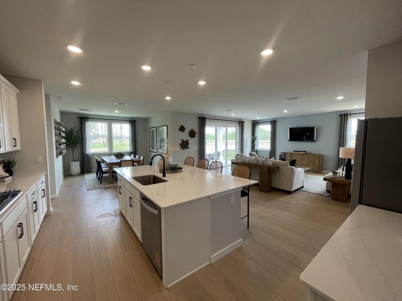 Furnished interior view inside a new home in The Cypress Series at Reserve East, Flagler Beach (Image 17). Furnished interior view inside a new home in The Cypress Series at Reserve East, Flagler Beach (Image 17).