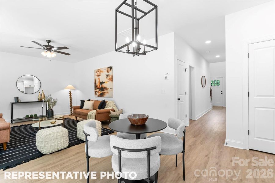 Furnished interior view inside a new home in , Kannapolis (Image 6).