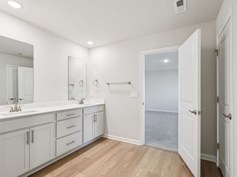 Furnished interior view inside a new home in Marshburn Landing - Signature Series, Wendell (Image 13).