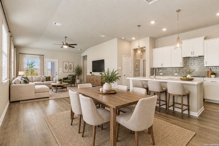 Furnished interior view inside a new home in Thomas Pond, San Antonio (Image 8).