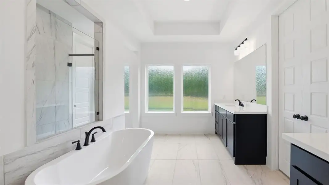 Furnished interior view inside a new home in The Parks at Wilson Creek, Celina (Image 7).