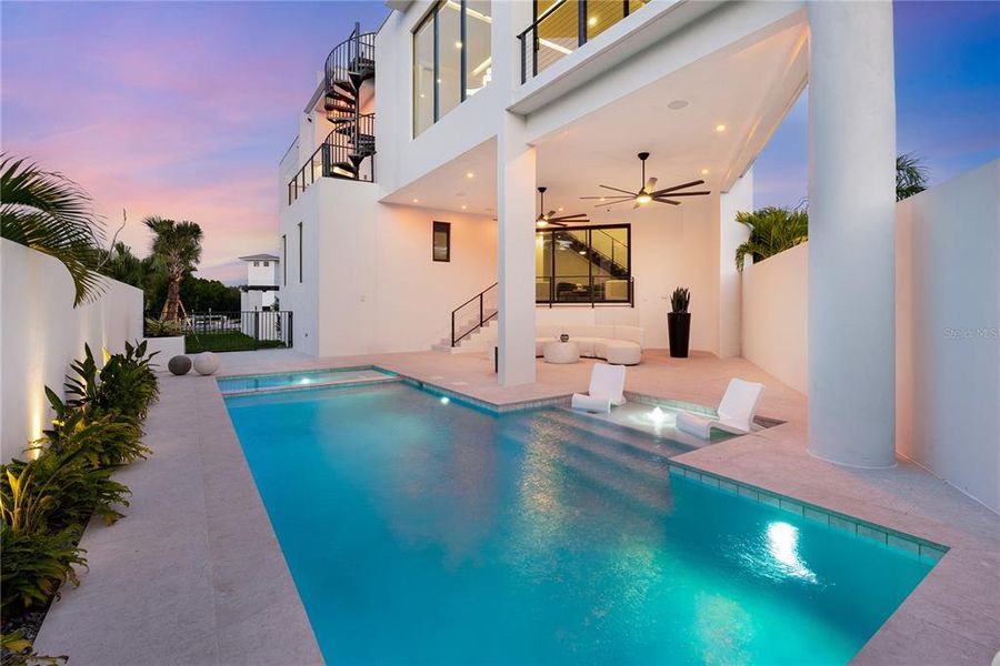 Exterior details and patio area of a home in , Longboat Key (Image 41).