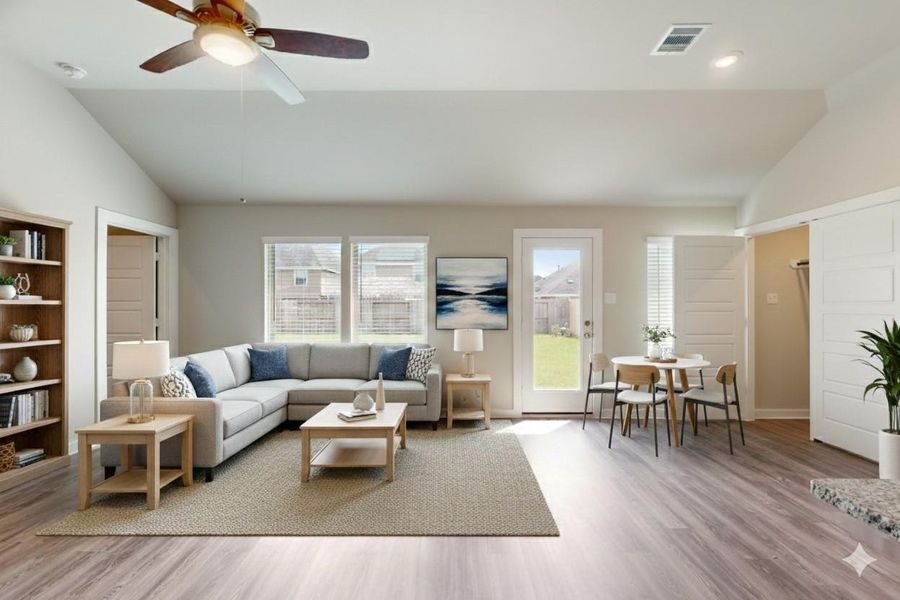 Furnished interior view inside a new home in Ambrose, La Marque (Image 3).