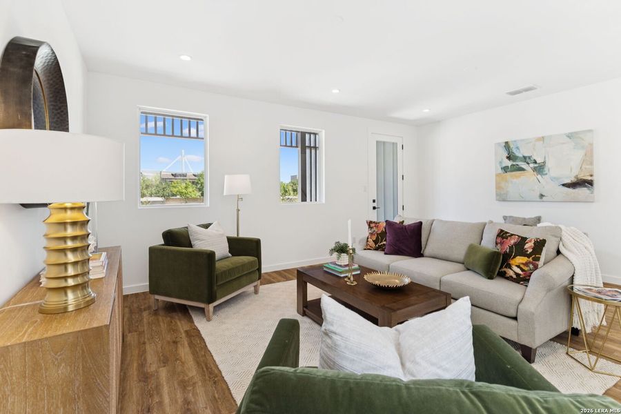 Furnished interior view inside a new home in , San Antonio (Image 6).