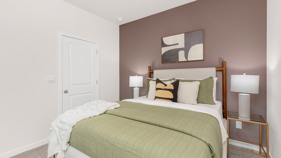 Furnished interior view inside a new home in Reedy Creek Preserve, Charlotte (Image 22).