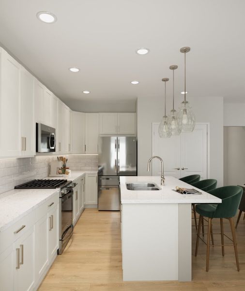 Representative furnished interior of a home built from the The Bluff by Taylor Morrison in Trailstone, Arvada (Image 11). Representative furnished interior of a home built from the The Bluff by Taylor Morrison in Trailstone, Arvada (Image 11).