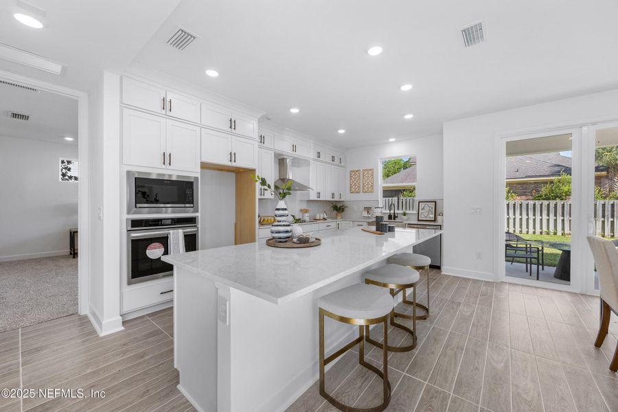 Furnished interior view inside a new home in , Jacksonville (Image 4). Furnished interior view inside a new home in , Jacksonville (Image 4).
