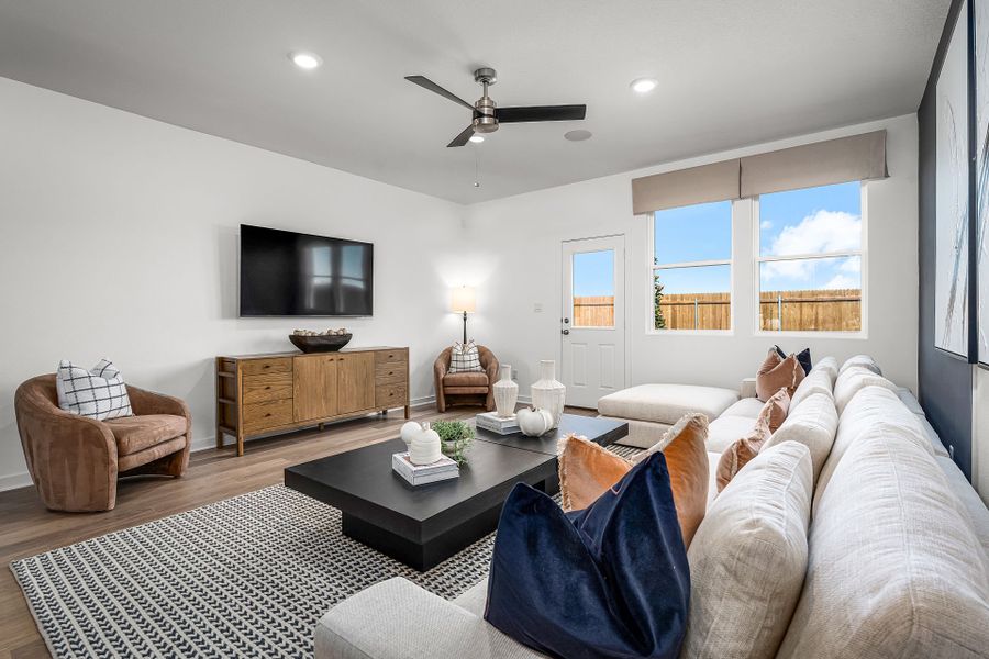 Representative furnished interior of a home built from the Eastgate by Centex in Alto, San Marcos (Image 12). Representative furnished interior of a home built from the Eastgate by Centex in Alto, San Marcos (Image 12).
