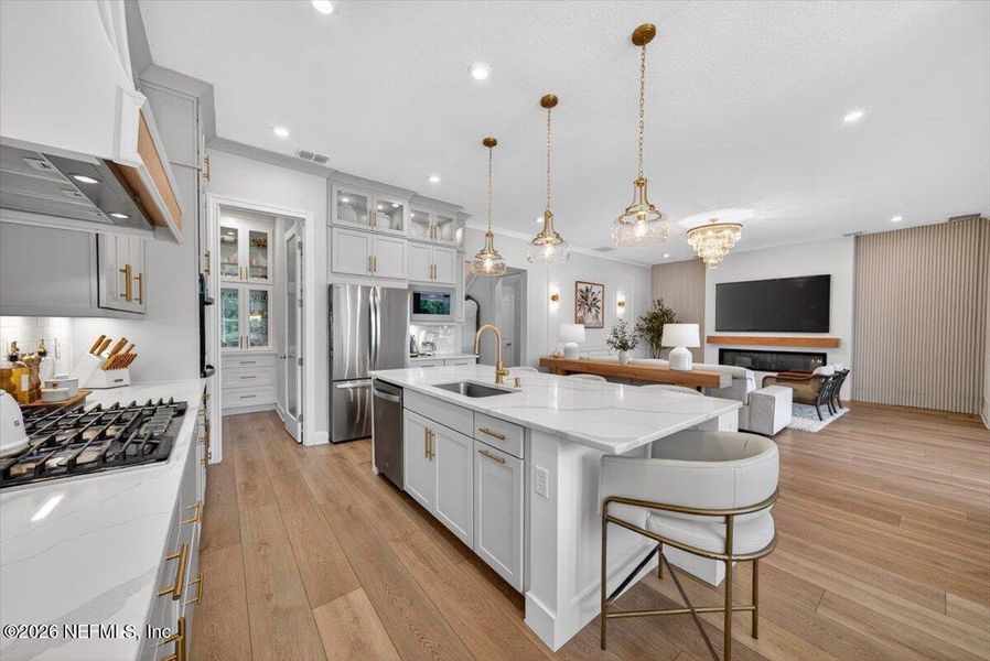 Furnished interior view inside a new home in , St. Johns (Image 43).