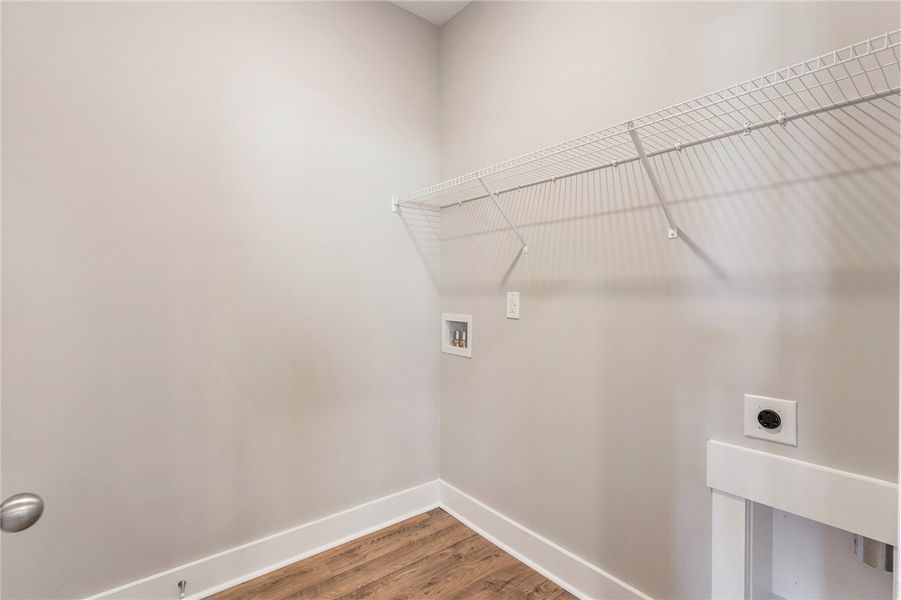 A well-organized utility space features sturdy wir A well-organized utility space features sturdy wir