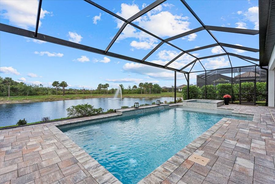 Exterior details and patio area of a home in Gran Place, Venice (Image 4).