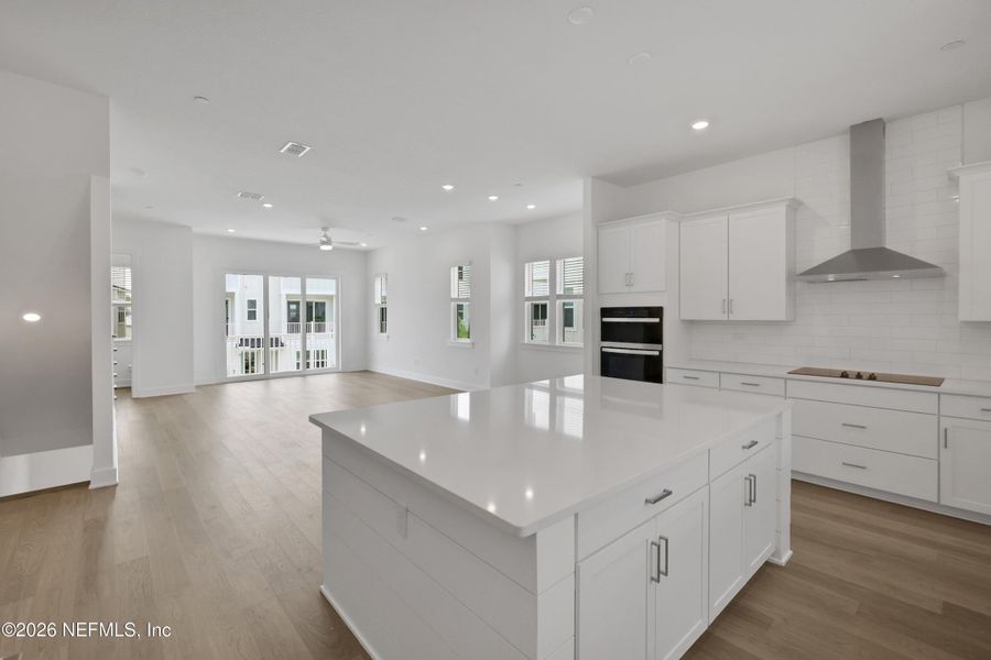 Furnished interior view inside a new home in North Beach Townhomes, Jacksonville Beach (Image 10). Furnished interior view inside a new home in North Beach Townhomes, Jacksonville Beach (Image 10).