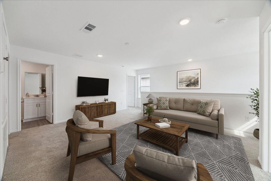 Virtually staged Gameroom Virtually staged Gameroom