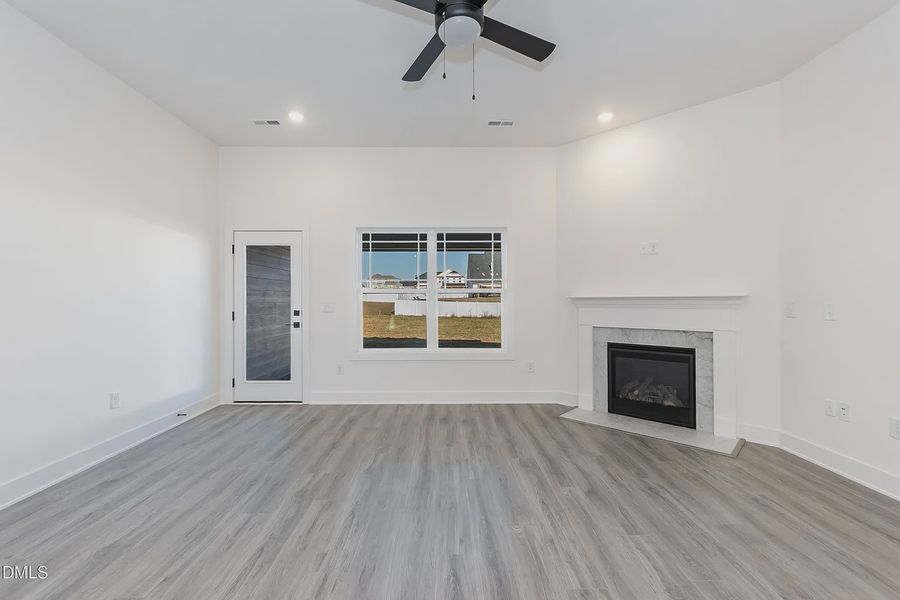 Spacious, unfurnished interior of a new home in Kelly Farms, Lillington (Image 16). Spacious, unfurnished interior of a new home in Kelly Farms, Lillington (Image 16).