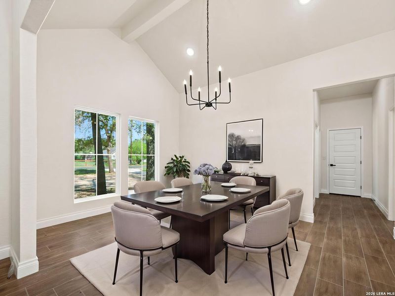 Furnished interior view inside a new home in , Elmendorf (Image 28).