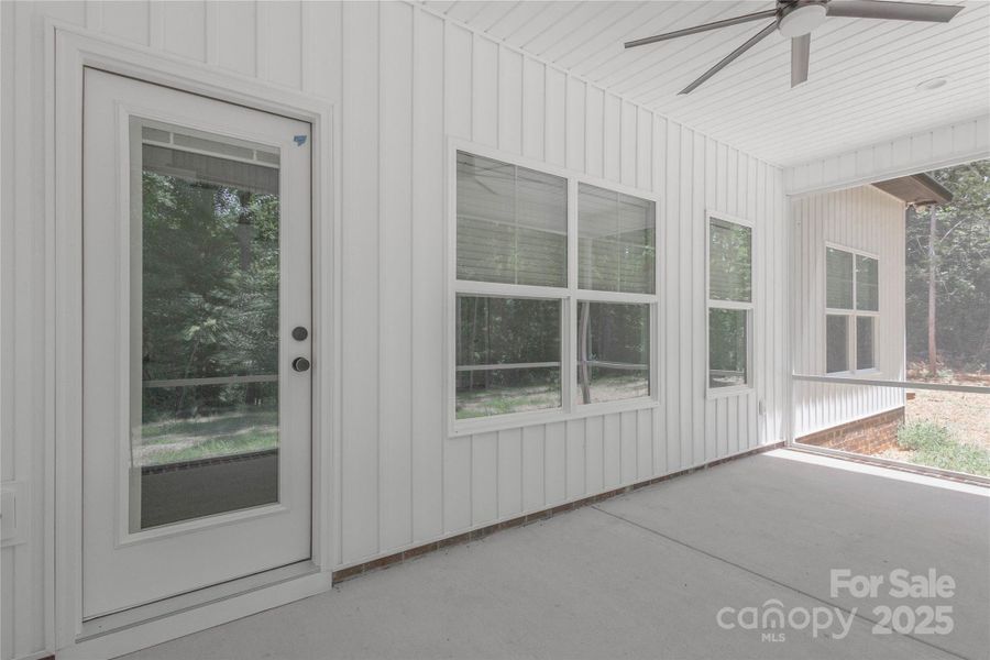 Exterior details and patio area of a home in , Stanley (Image 22).