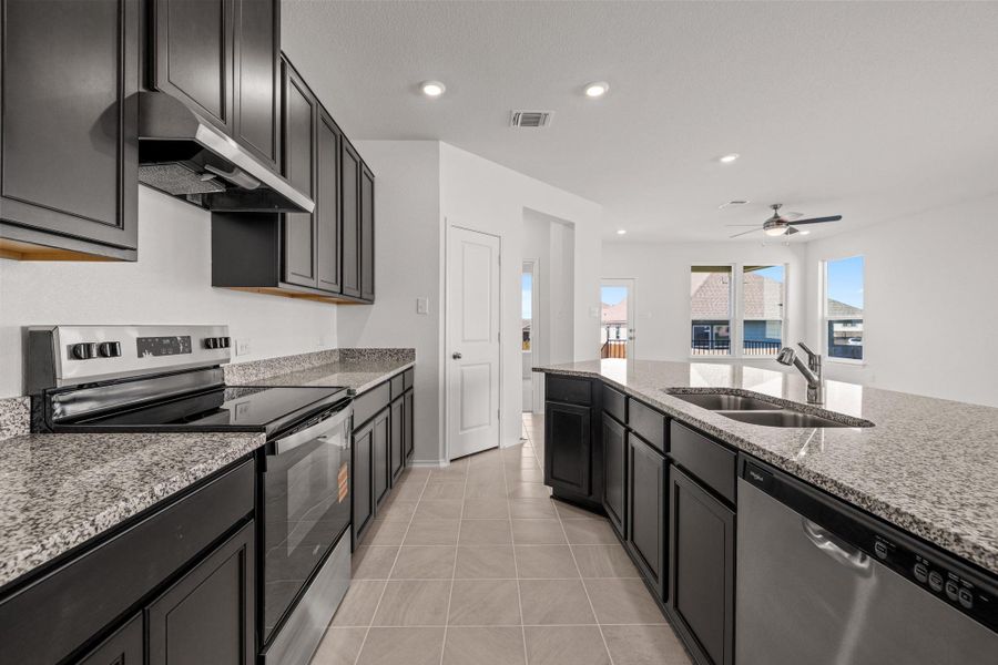 Furnished interior view inside a new home in Sonterra - Cool Water, Jarrell (Image 5).