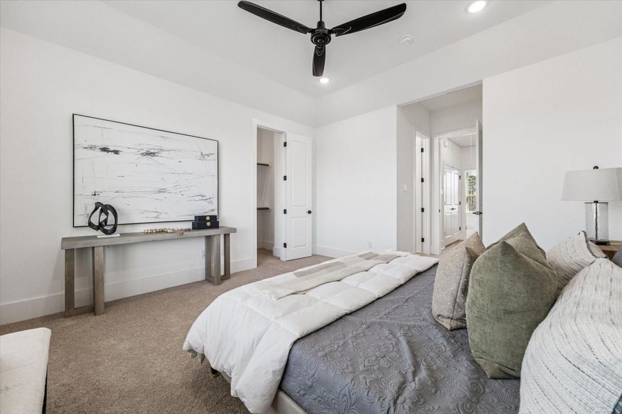Furnished interior view inside a new home in Paul Quinn Heights, Houston (Image 15).