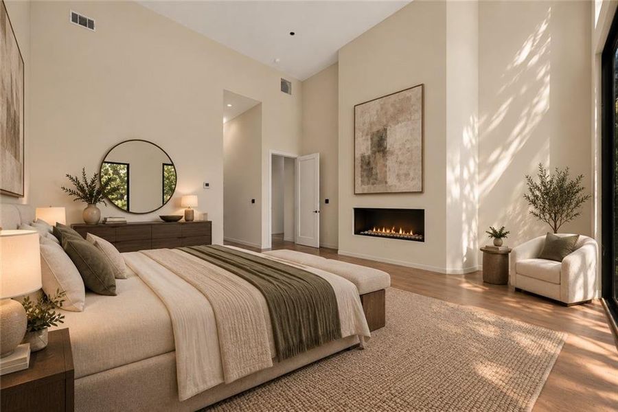 Furnished interior view inside a new home in , Fairburn (Image 4).