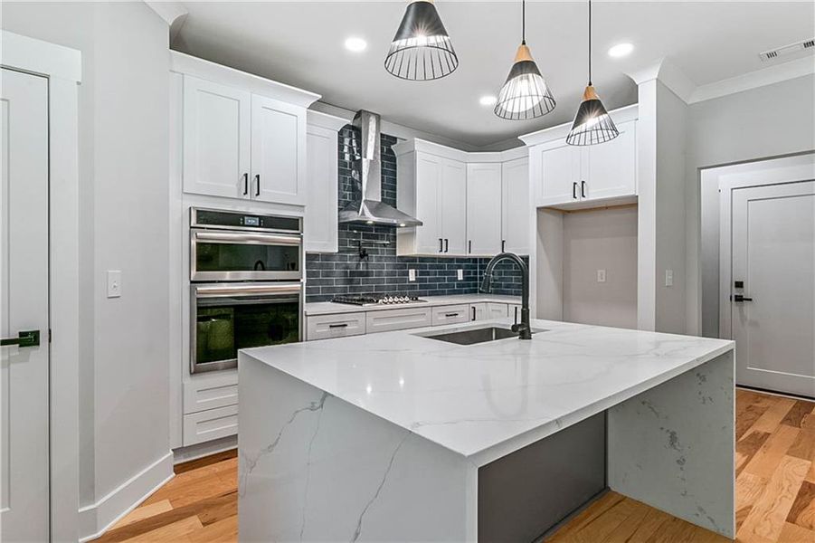 Furnished interior view inside a new home in , Hampton (Image 5).