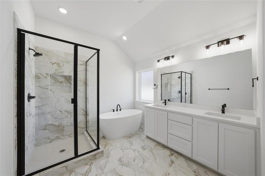 Furnished interior view inside a new home in Fields - 40' Lots, Frisco (Image 12).