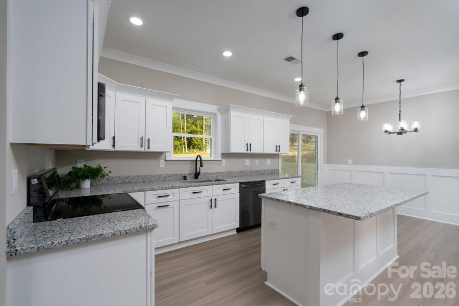 Furnished interior view inside a new home in , Albemarle (Image 8).