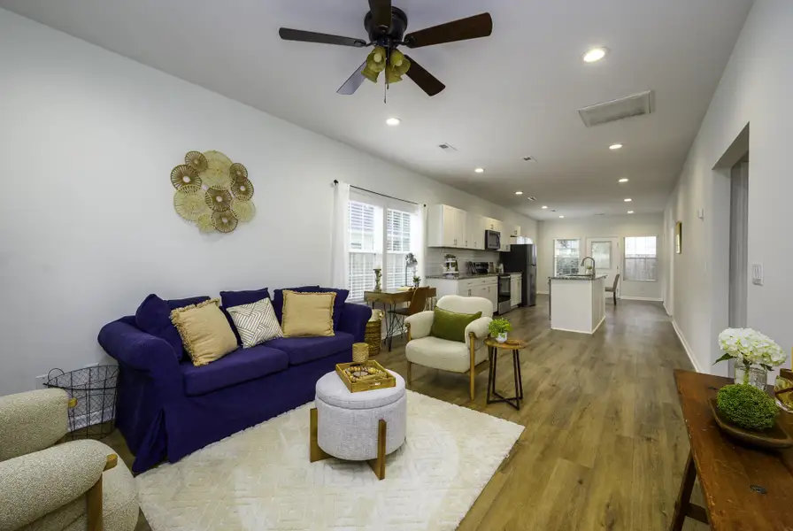 Furnished interior view inside a new home in , North Charleston (Image 6). Furnished interior view inside a new home in , North Charleston (Image 6).