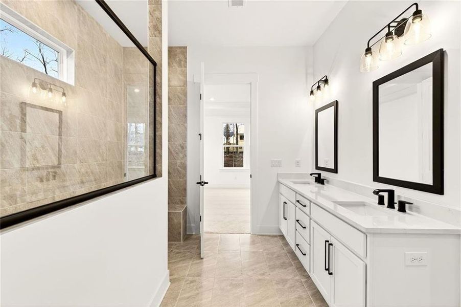 Furnished interior view inside a new home in , Cumming (Image 19).