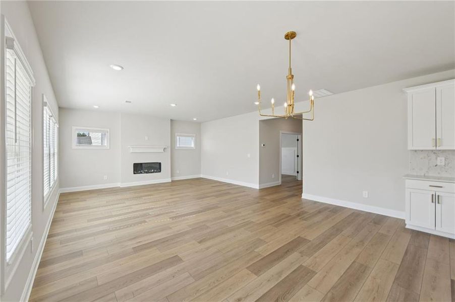 Spacious, unfurnished interior of a new home in Vines at Mill Creek - Estate Series, Braselton (Image 39).