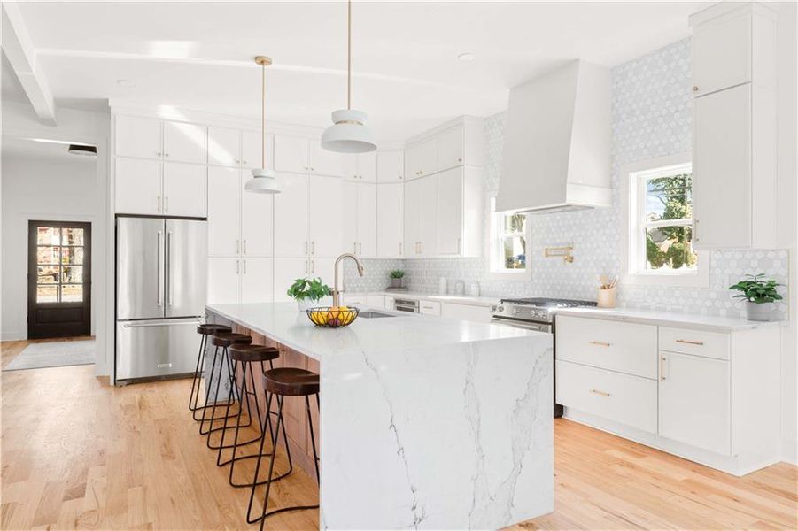 Furnished interior view inside a new home in , Atlanta (Image 31).