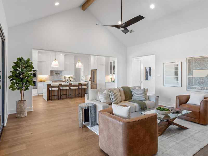 Furnished interior view inside a new home in , Gunter (Image 30).