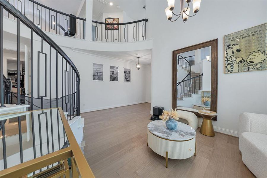 Furnished interior view inside a new home in , Irving (Image 12).