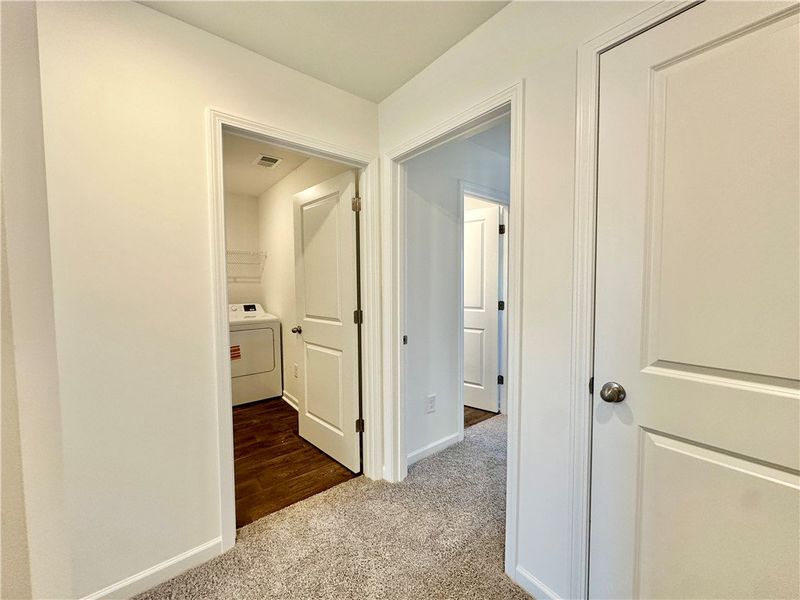 Spacious, unfurnished interior of a new home in Champions Village at Cherry Hill, Pendleton (Image 16). Spacious, unfurnished interior of a new home in Champions Village at Cherry Hill, Pendleton (Image 16).