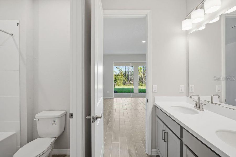 Furnished interior view inside a new home in Hammock at Two Rivers, Zephyrhills (Image 13). Furnished interior view inside a new home in Hammock at Two Rivers, Zephyrhills (Image 13).